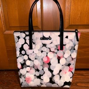 KATE SPADE - patent leather - bubble print bag